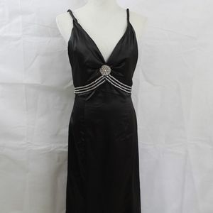 **New** Jordan Formal Black Dress With Rhinestones